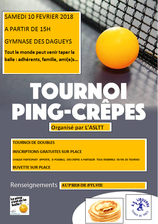 Tournoi ping crepes 10 02 2018