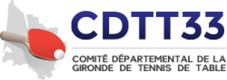 Logo comite gironde tennis de table